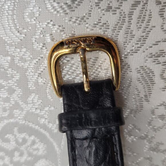 Disney Mickey Mouse Steamboat Willie leather watch gold tone working limited ed. - Picture 8 of 10